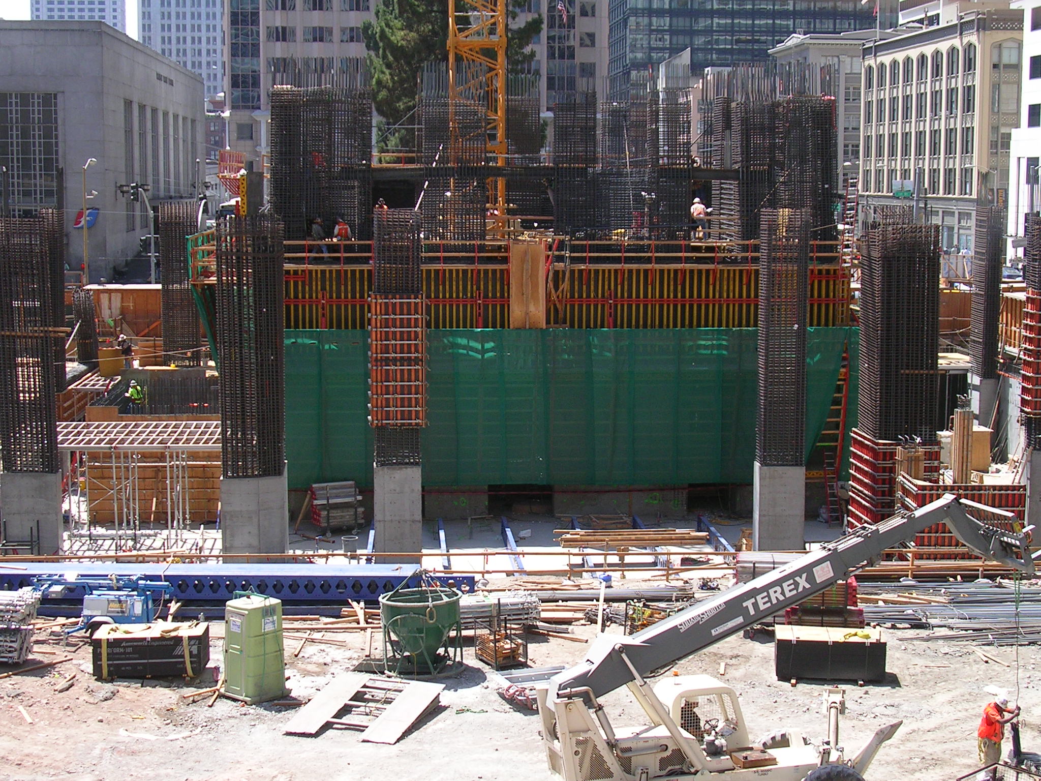 The Scene I Imagine On Days When There’s No Work Being Done On the High-Rise Construction Site Two Streets Over and One Street Down From My Building