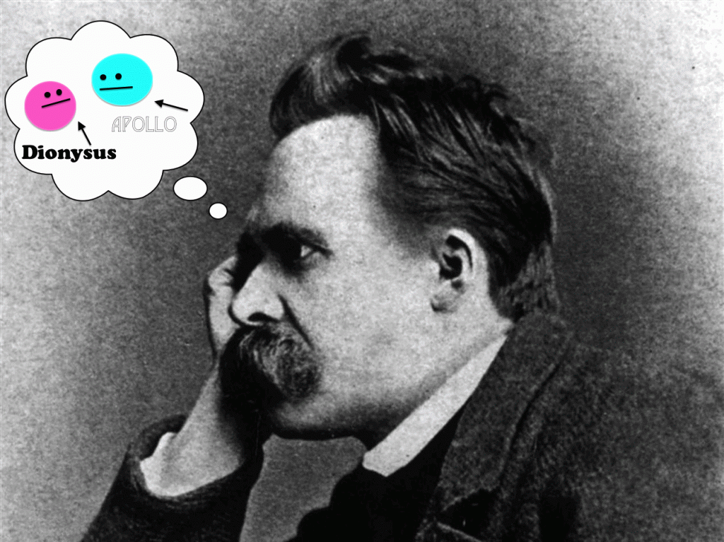 Frederich Nietzsche, lost in thought, AS USUAL. 