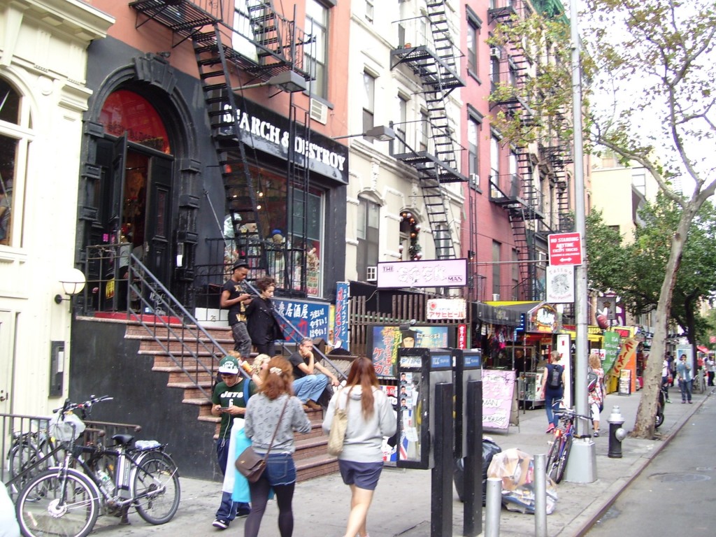 My new street, St. Mark's Place. East Village, NYC. 